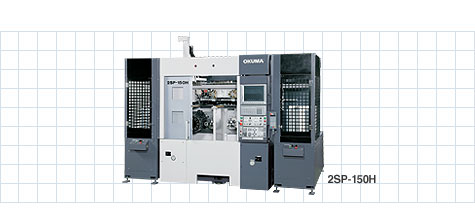 日本大隈并联双主轴数控车床2SP-150H